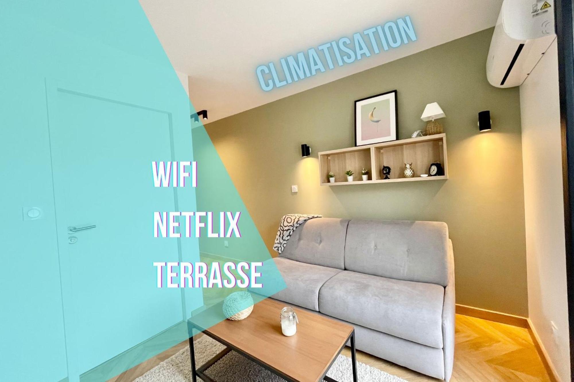 Апартаменти Le Flachet - Climatisation - Wifi Віллербанн Екстер'єр фото